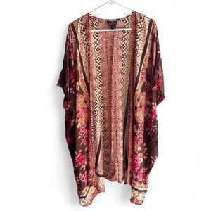 Angie boho long duster kimono cardigan size M